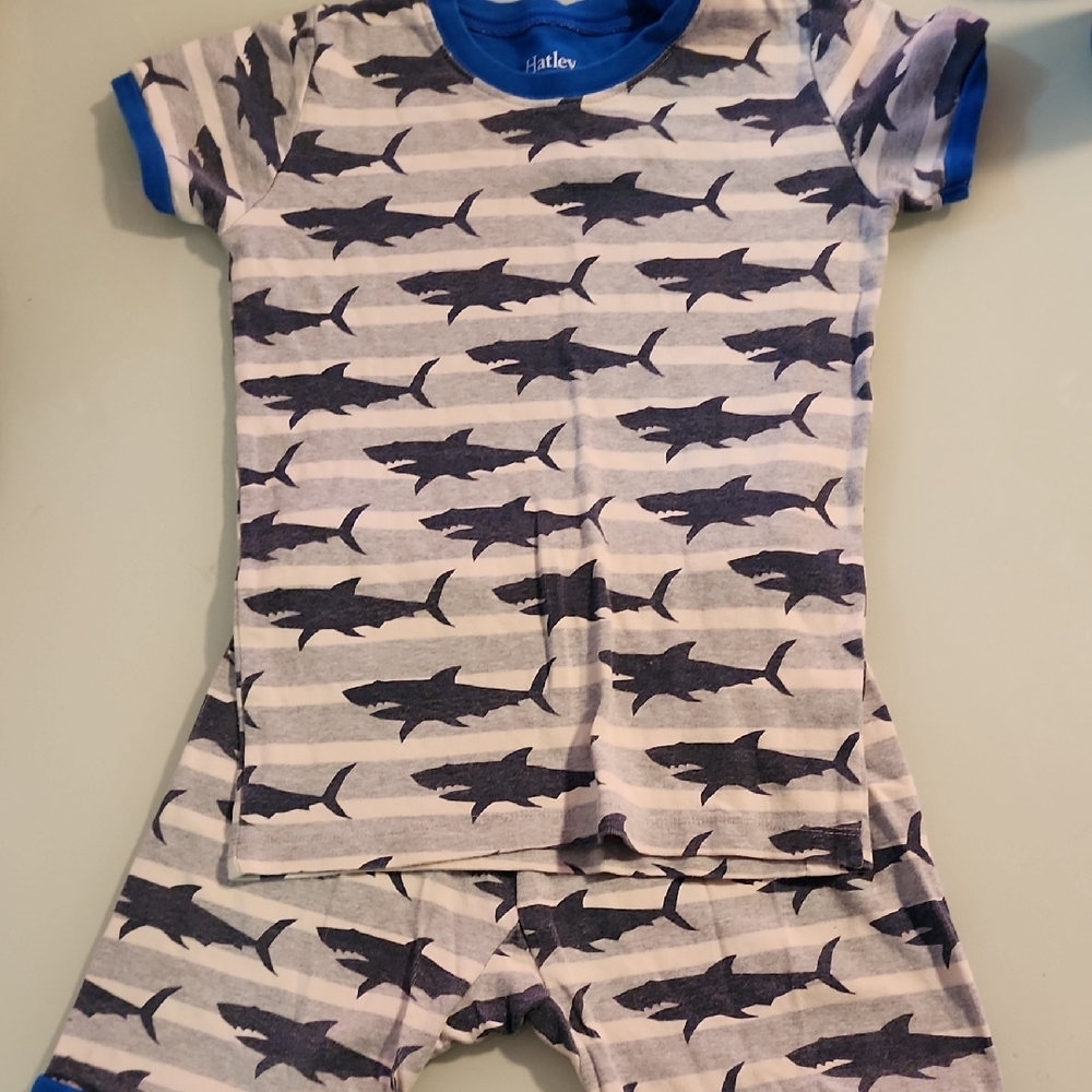 Hatley Shark Print Pajama Set